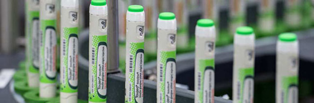 ''Comercialización de la insulina humana recombinante''