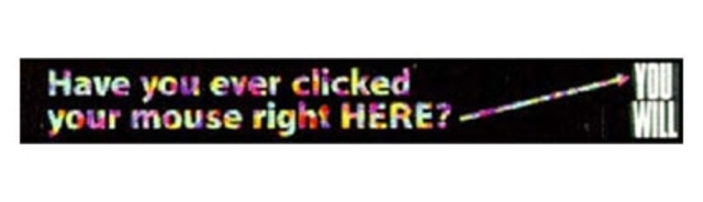 First banner ad was put on a website