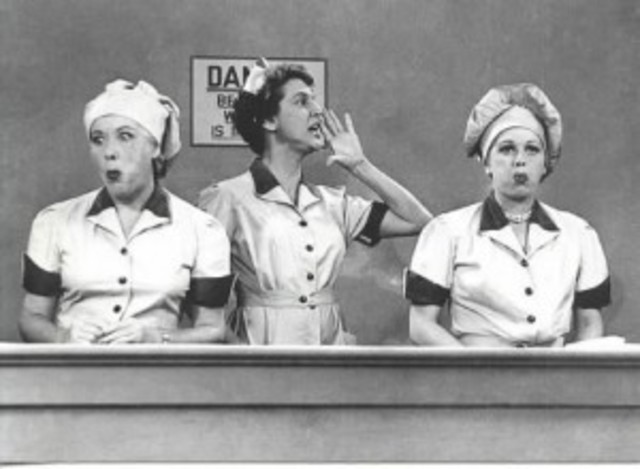 Candy Factory Bit on I Love Lucy