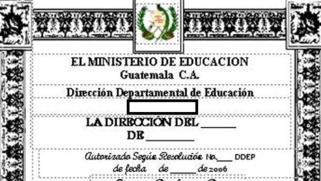 Titulo de Diversificado