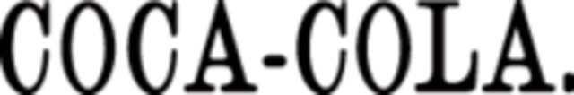 El primer logo de Coca Cola.