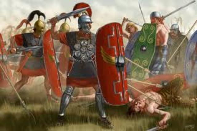 The Roman's battle