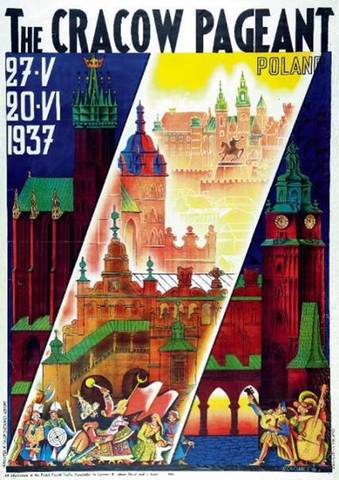 Cykl plakatów reklamowych Witolda Chomicza pt. "Dni Krakowa"
