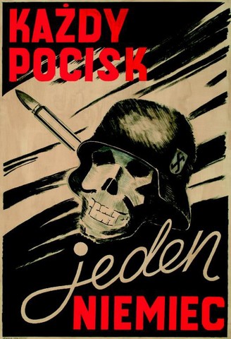 Wojenny plakat Witolda Chmielewskiego