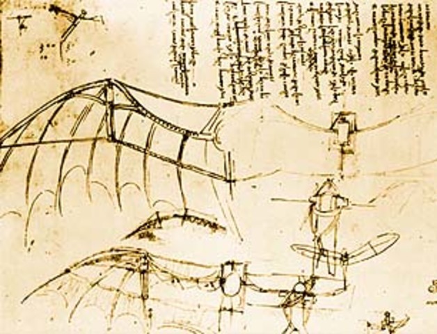 Da Vinci's Flying Machine