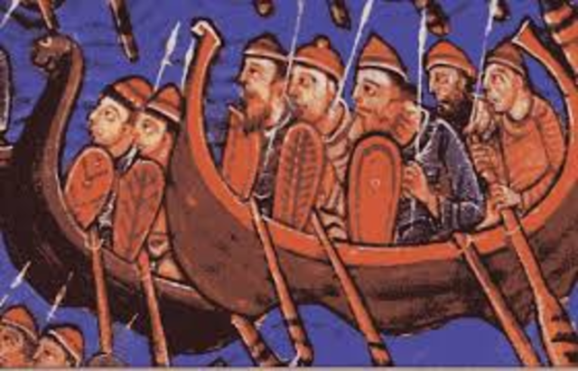 Beginning of Viking Invasions