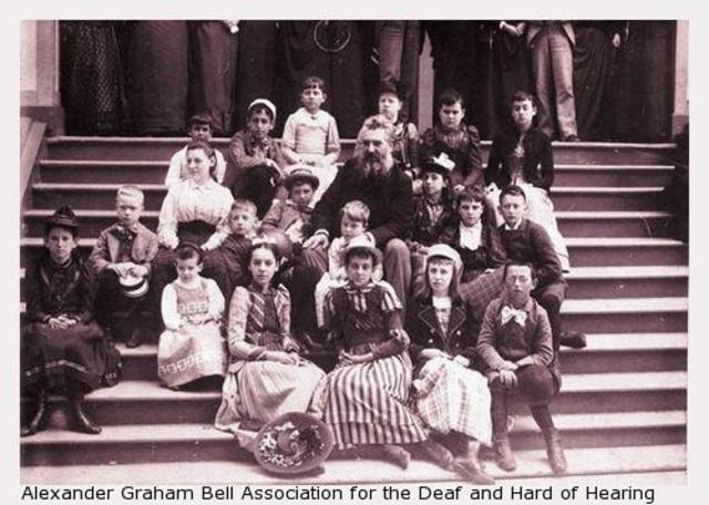 Bell opened his own school for the deaf.