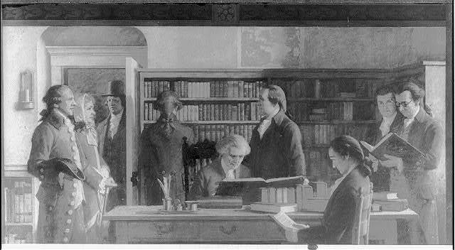 First library in Philadelphia created by Benjamin Franklin