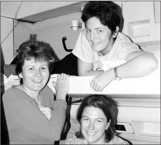 Protest train departs