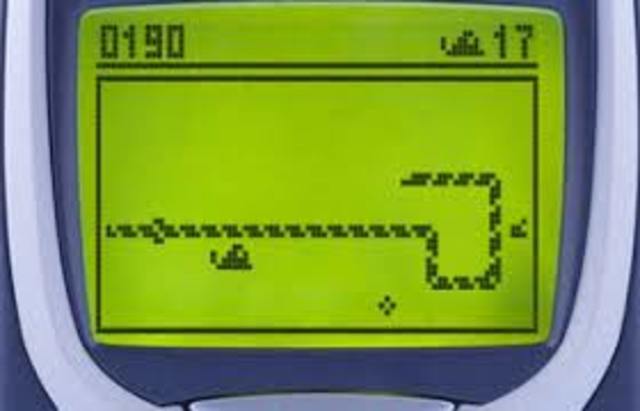 Started playing 'Snake' on my sister's Nokia phone