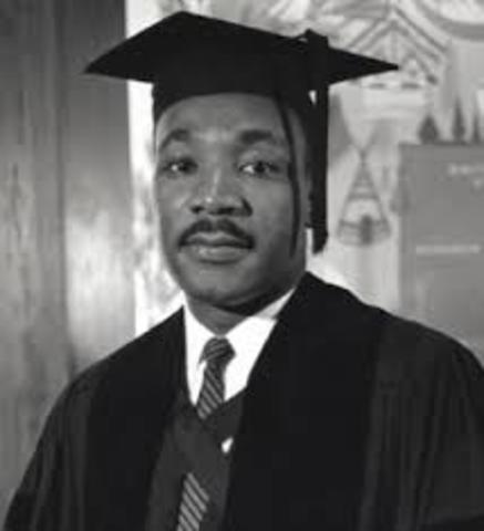 Martin Luther King Jr. attends College