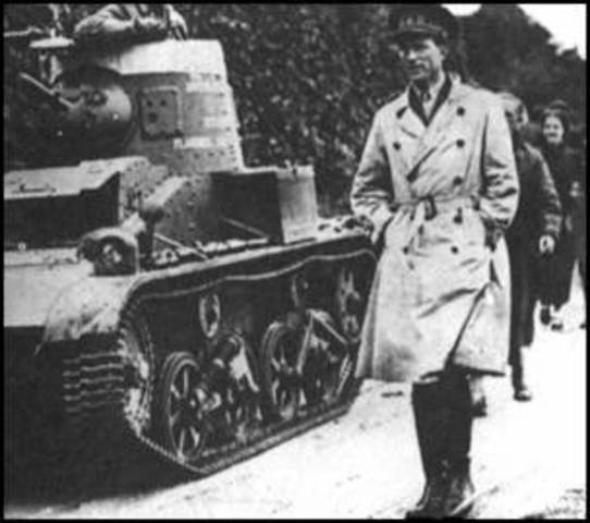 Belgium surrenders to the Nazis.