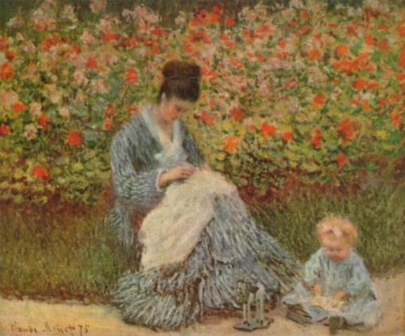 Monet se muda a Francia.