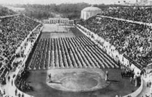 1th Olympic games in Greece (776 b.C.)