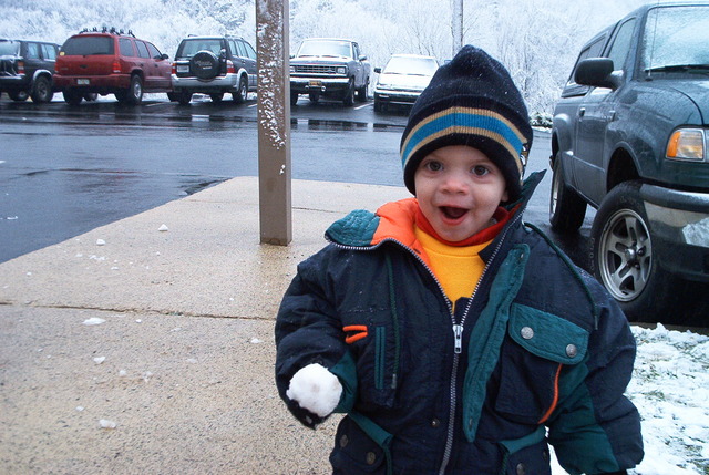Nick went to Play in the snow.