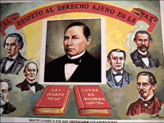 La Guerra de Reforma termina con el triunfo de los liberales los cuales entran triunfantes en la ciudad de México el 25 de diciembre de este año.