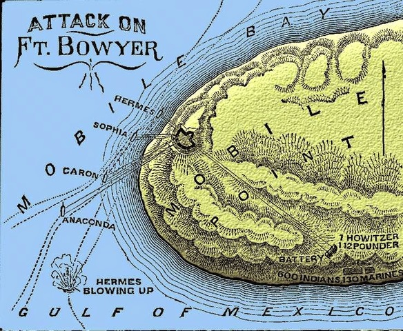 British attack on Fort Bowyer