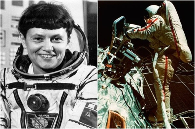 First Woman to Walk in Space