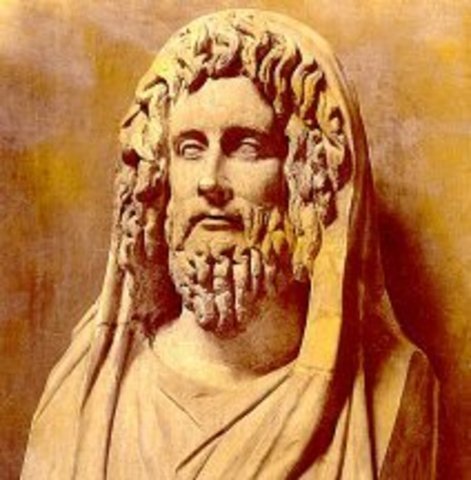 Numa Pompili al tron.