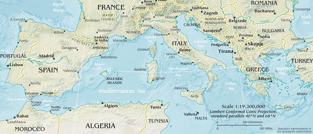 THE MEDITERRANEAN SEA