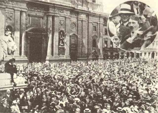 Hitler ansluter Österrike till Tyskland