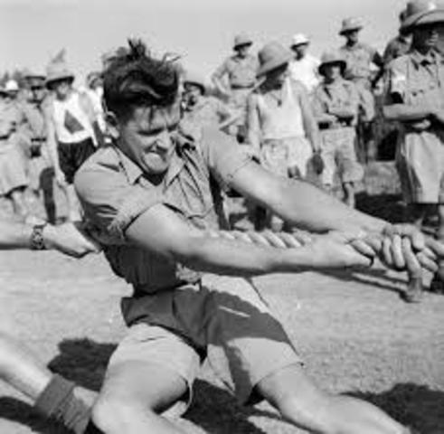 influence of war on sport