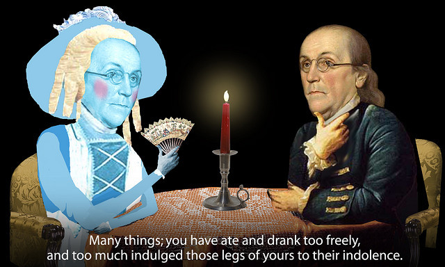 "Dialouge with the Gout" Benjamin Franklin