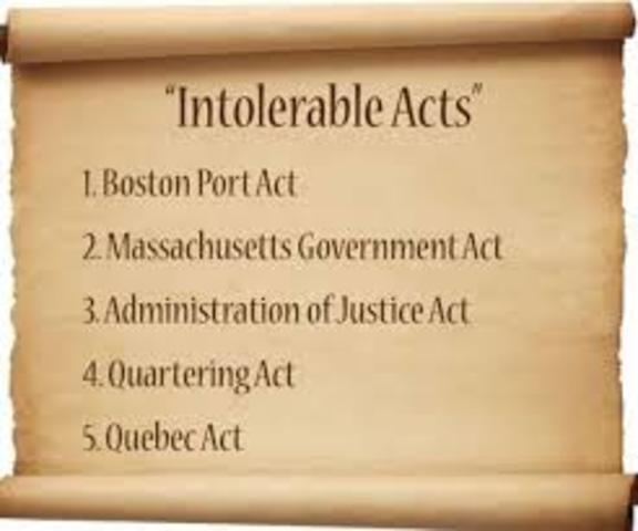 The intolerable acts