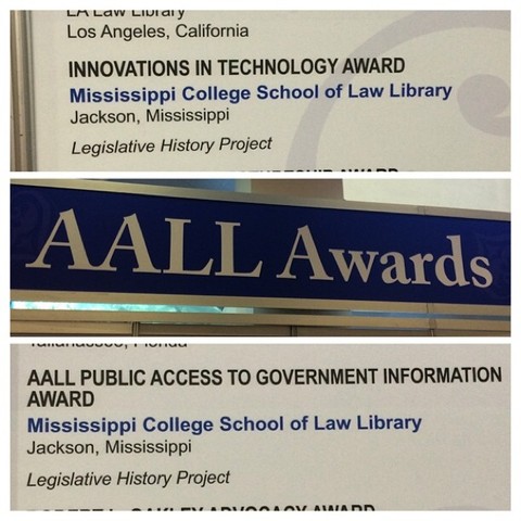 Library's Legislative History Project a Double-Winner at 2014 AALL Meeting
