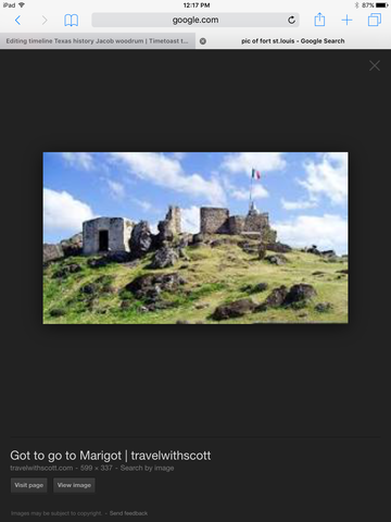 Leaving fort St. Louis