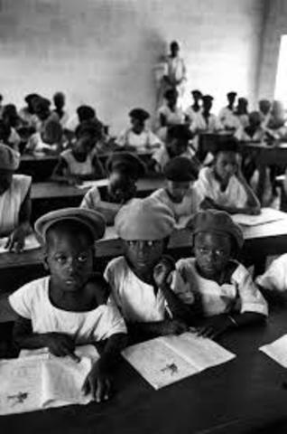 Segregated Schools Decrease Rapidly