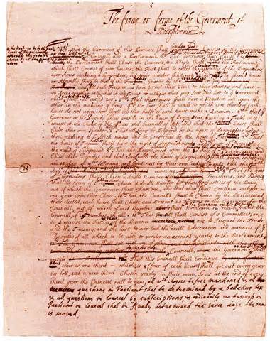 Pennsylvania's first constitution