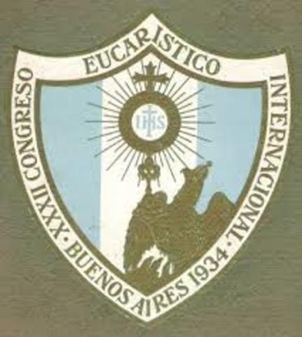 POL. Se realiza en buenos aires xxxii congreso eucarístico internacional.