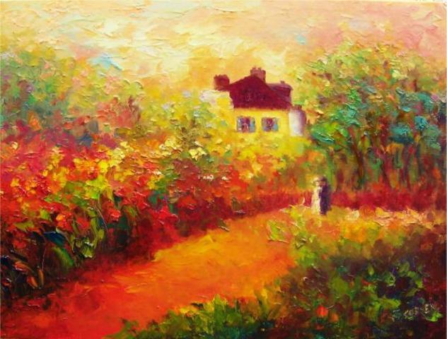 Monet crea un estudio.