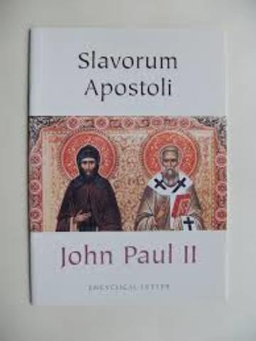 Slavorum Apostoli: Cuarta encíclica Juan Pablo II