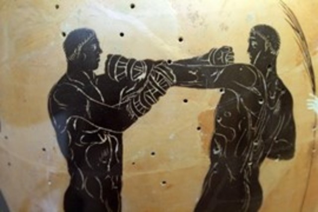 (BCE 688) (Greek boxing). Greeks later introduced boxing (pygme/pygmachia) to the Olympic Games in BCE 688.