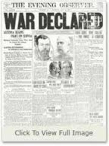 Austria-Hungary Declares War on Russia