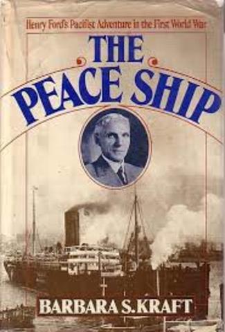 Henry Ford Charters a "Peace Ship"