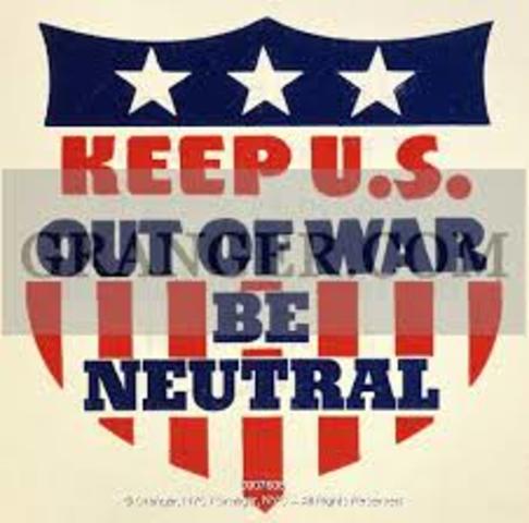 The U.S. Declares Neutrality