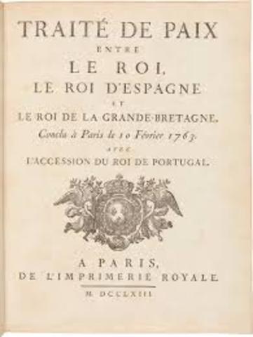 Treaty of Paris 1763