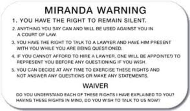 Miranda Rights