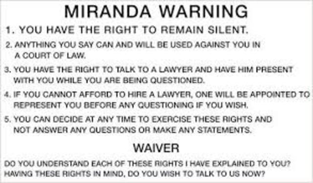 Miranda Warning