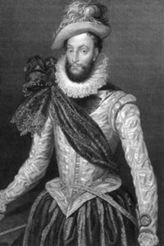 John White returns to England for more supplies leaving the thriving colony.