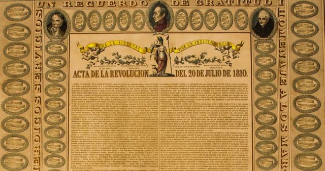 Acta de la revolución del 20 de Julio