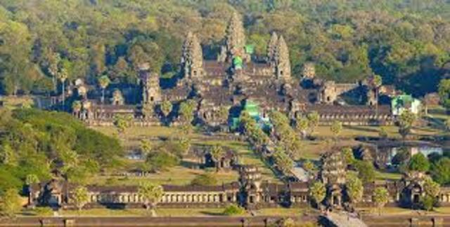 Construction at Angkor Wat is completed