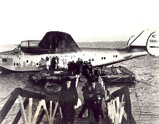 First commercial flight.