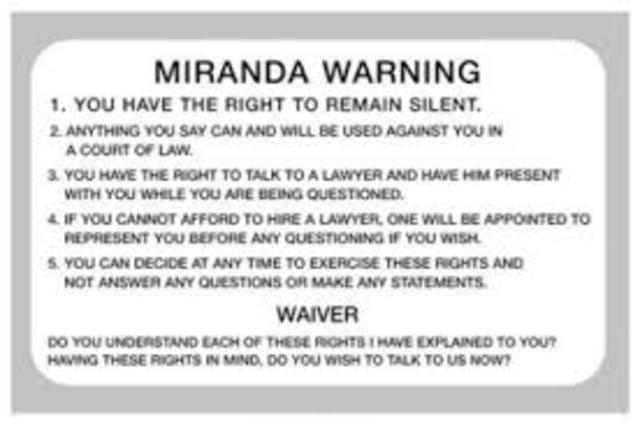 Miranda Rights