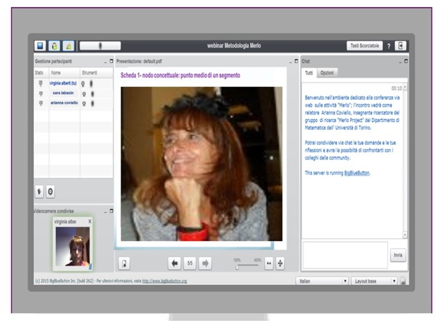 Webinar don la dott.ssa Arianna Coviello-insegnante ricercatore gruppo Merlo project