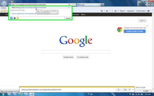Barra Google