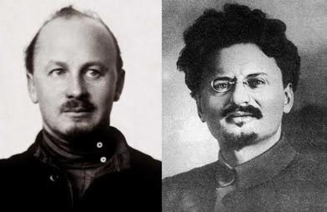 Bukharin and Trotsky consider Alliance